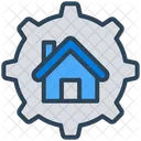 Real Estate Building Setting Icon