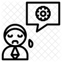 Setting in bubble with person  Icon