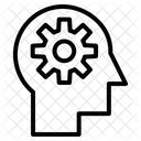 Setting in head a person  Icon