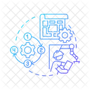 Setting up manufacturing process  Icon