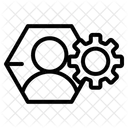 Setting with person in shape  Icon