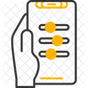 설정 핸드홀딩폰 환경설정 아이콘