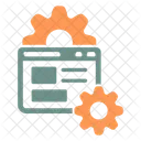 설정 웹사이트 웹 아이콘