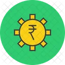 Settings Rupee Banking Icon