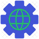 Settings Global Optimization Globe Icon
