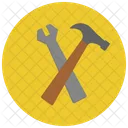 Settings Hammer Wrench Icon