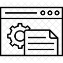 Settings Website Service Icon