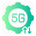 5 G Settings Wireless Icon