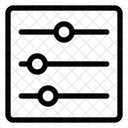 Settings Horizontal Ui Optimization Icon