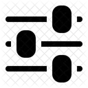 Settings Equalizer Adjustment Icon