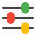 Settings Equalizer Adjustment Icon