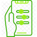 Settings Hand Holding Phone Preferences Icon