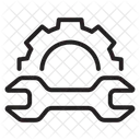 Settings Gear Configuration Icon