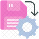 Data Technology Setup Icon