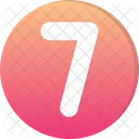 Seven Count Counting Icon