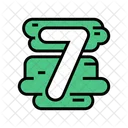 Seven Number Numbers Icon