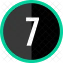 Seven Number Count Icon