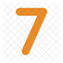 Number Shape Seven Icon