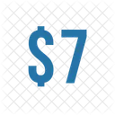 Seven dollar  Icon