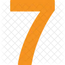 Seven Numbers Numeric Icon