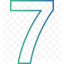 Seven Numbers Numeric Icon