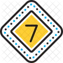 Seven Numerical Number Icon