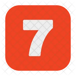 Seven Number  Icon