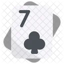 Seven Of Clubs  Icon