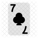 Seven of clubs  Icon