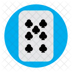 Seven Of Clubs  Icon