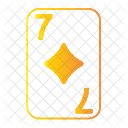 Seven of diamonds  Icon