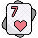 Seven Of Heart Icon