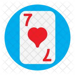 Seven Of Hearts  Icon