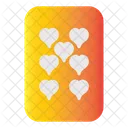 Seven of hearts  Icon