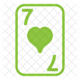 Seven Of Hearts  Icon