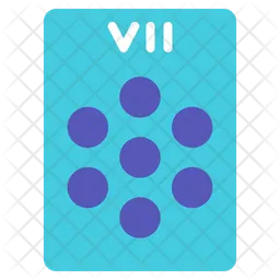 Seven of pentacles  Icon