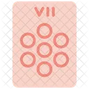 Seven Of Pentacles Patience Tarot Icon