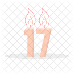 Seventeen candle  Icon