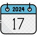Seventeenth Calendar 2024 Icon