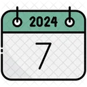Seventh Calendar 2024 Icon