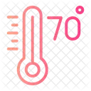 Seventy Celsius Temperature Icon