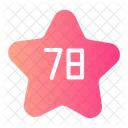 Seventy Eight Shapes And Symbols Numeric Icon