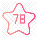 Seventy Eight Shapes And Symbols Numeric Icon