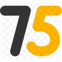 Seventy five  Symbol