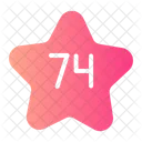 Seventy Four Shapes And Symbols Numeric Icon