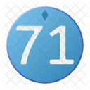 Seventy One Coin Crystal Icon