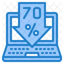 Seventy Percent Discount  Icon