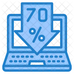 Seventy Percent Discount  Icon