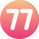 Seventy seven  Icon