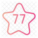 Seventy Seven Shapes And Symbols Numeric Icon
